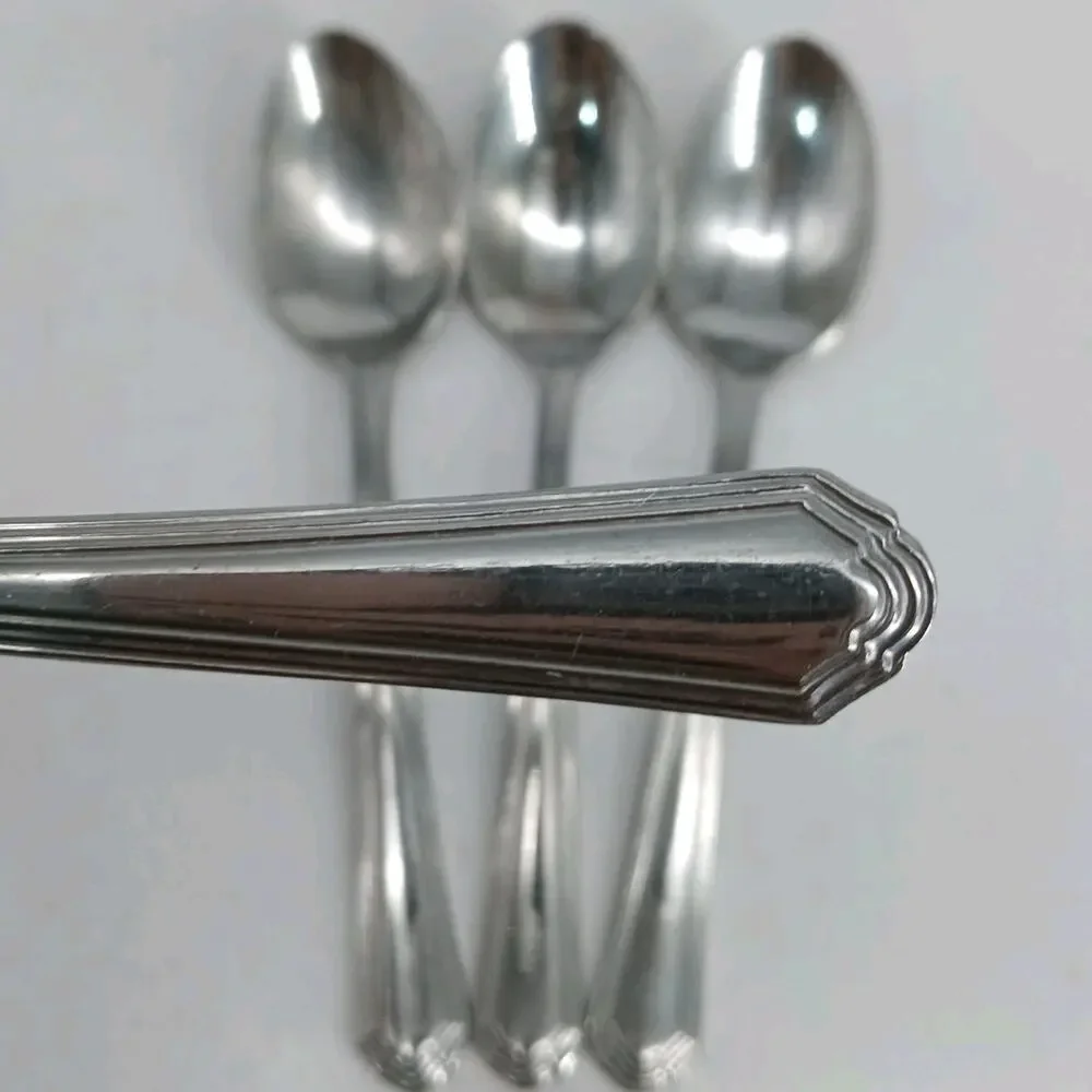 4X Tbsp Lenox ARCHWAY Table Spoons Hollow Handle French Stainless